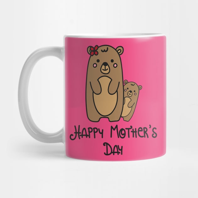 Mother Happy Day Osa Teddy Child Cub Family by SWEIRKI